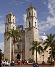 Valladolid Cathedral is one of Yucatan's Colonial landmarks.