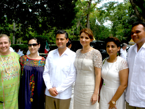 Chichen Itza Exclusive Catering Services: Mexico's President visiting Hacienda Chichen Resort, Chichen Itza, Yucatan