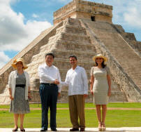 China's President Xi Jinping and Mexico's President visited Chichen Itza and celebrated their Private Gala event at Hacienda Chichen Resort this June 2013